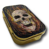 stash tin - flaming skull